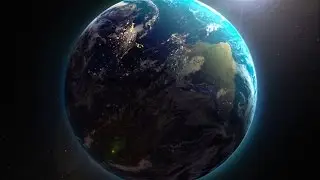 Earth After Effects Animation | 3D Rotating Planet Day To Night