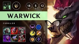 Warwick Jungle vs Kha'Zix: Dominating - EUW Master Patch 14.16