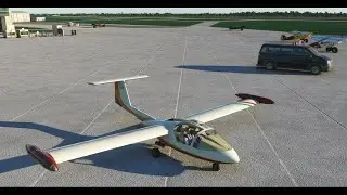 First flight in payware Caproni-Vizzola C-22J Ventura (MSFS)