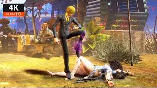 Fan Cam SANJI ONE PIECE (JURI) Versus Chunli Without No Leggins Street Fighter 6 MOD Gameplay PC %