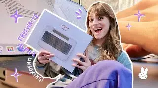 Unboxing my new Freewrite Alpha! // Writing Vlog