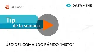 Tip de la Semana: Studio OP - Uso del comando rápido "msto"