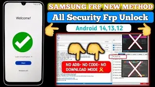 ✅ New Method-🔥All Samsung FRP Bypass | Unlock 2024 All Android 12/13/14 | Google Account Remove.