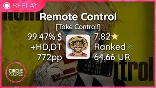 osu! | ChocoPafe | Saiya - Remote Control [Take Control!] +HD,DT 99.47% FC | 772pp #1