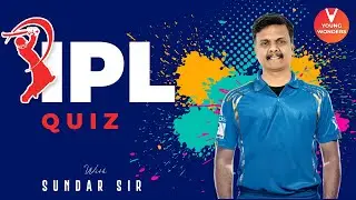 🏏 IPL 🏏 | IPL - Indian Premier League Quiz L2 | Vedantu | Young Wonders | Menti Live