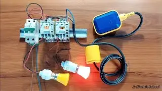 float switch wiring in two contactor