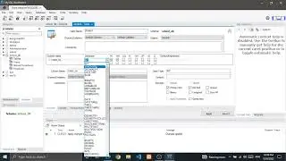 Using MySQL Workbench Software or HediSQL Software to create a table in the database.