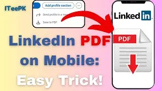 Download LinkedIn Profile as PDF on Mobile | Easy Browser Trick Tutorial