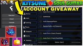 Script Blox Fruit Mobile FRUIT RAIN , AUTO FARM & KITSUNE FRUIT ACCOUNT GIVEAWAY | Fluxus Script