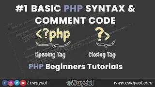 Basic Syntax In PHP | PHP Tutorial For Beginners | PHP Tutorial | eWaySol