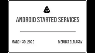 Android Started Service