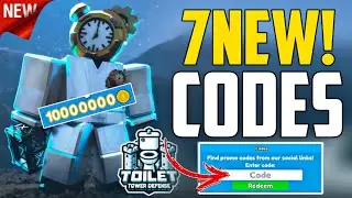 *NEW UPDATE* ALL WORKING CODES FOR TOILET TOWER DEFENSE! ROBLOX TTD CODES