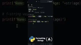 Easy Python String Formatting with f-strings