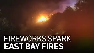 Contra Costa County Crews Battle Several Fires Caused By Fireworks