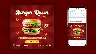 How to Make a Fast Food Social Media Banner in Photoshop