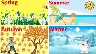 Four Seasons in English 🌞 | Seasons & Weather vocabulary