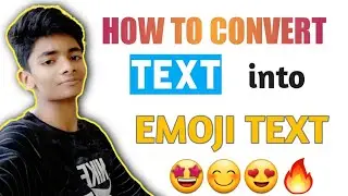 How to convert text to emoji text for your Whatsupp massages | text like emoji letters