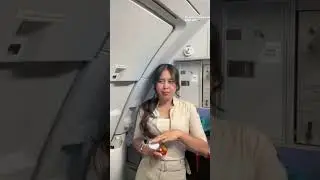 Pagi2 Mukbang Di Pesawat #globalcabincrew #pesawat #mukbang