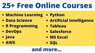 25+ Free Online Courses with Free Certificates