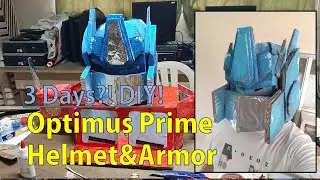 DIY Optimus Prime Helmet. mabilisang cosplay ideas.