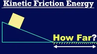 Frictional Energy: How Far Does It Slide? Step-by-Step solution! 🚀