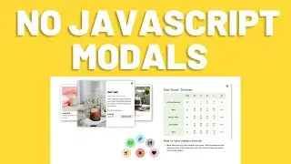HTML Modals with no JavaScript (New Popover API)