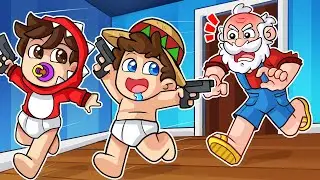 ¡BEBE SILVIO y BEBE RAPTOR DESTRUYEN la CASA del ABUELO! 😂🍼  con RAPTORGAMER, PANCRACIO y SOYDANY