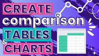 How To Create Comparison Tables Charts Lists With Canva