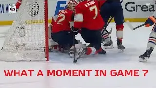 Sam Reinhart Game winning goal | Florida take a lead in Game 7 Stanley Cup Final Oilers Panthers