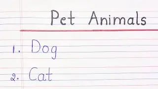 Pet Animals ||10 Pet Animals Name