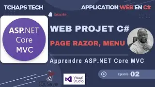 Adding a new page to a web application in C# with Visual Studio | ASP.NET Core MVC ep-02