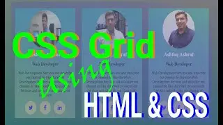 Grid Layout in CSS  - Style website using CSS Grid layout - Complete free web development course