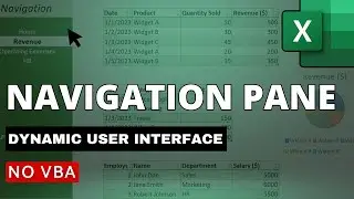 Enhance Your Workflow with a Custom Navigation Pane in Excel!