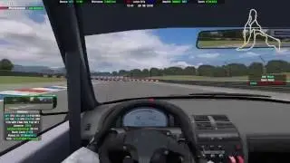 Live for Speed 0.6M - Hot Laps in a cruise server + Funny Crash (XFR)