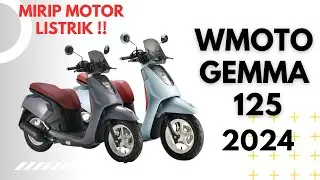 Harga Motor WMoto Gemma 125 2024 Panel Meter Full TFT