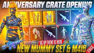 😱 10000 UC NEW ULTIMATE MUMMY SETS CRATE OPENING | BGMI