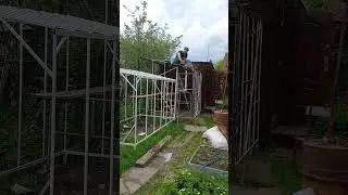 делаем теплицу супер усиленную 