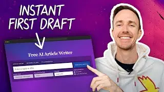 I Built a FREE AI Article Writer: Generate Instant Blog Posts (Free AI Writer Tool)