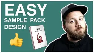 HOW TO MAKE SAMPLE PACK ART (FREE 3D PRODUCT BOX MOCKUP)