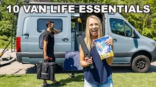 10 VAN LIFE ESSENTIALS | Must-Have Packing List Items (Winnebago Revel) Applies to all Vans / RVs