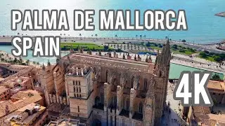 Palma De Mallorca 4K Walking Tour Spain