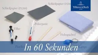 In 60 Sekunden: Reparatur Acryl & Quaryl® | Villeroy & Boch