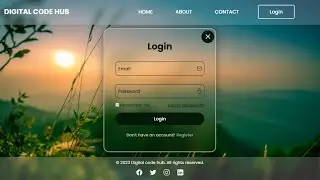 How To Create responsive login and registration form in html CSS& JavaScript  in 2023