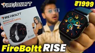 FireBoltt RISE Unboxing & Review | ₹1999 | Single Connect Calling, 1.8inch Big Display, Metal Build