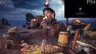 Monster Hunter World - Loading time comparison between PC and PS4