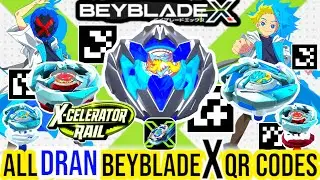 ALL DRAN BEYBLADE X QR CODES | BEYBLADE X APP Hasbro Qr Codes | 4K HD