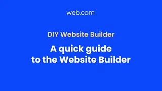 Quick Guide to the Website Builder