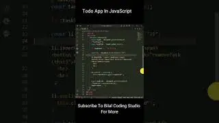 how to create a Todo app in #javascript #coding #webdevelopment #css #webdesign #programming