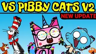 Friday Night Funkin New VS Pibby Cats V2 Update + Cutscene | Pibby x FNF Mod