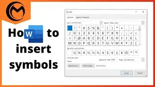 How to Insert Symbols and Special Characters in Microsoft Word